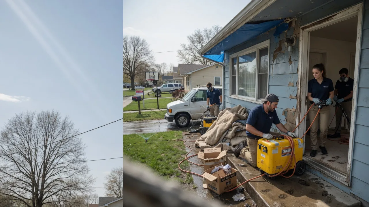 Basement Flood Cleanup in Evangeline, LA near me